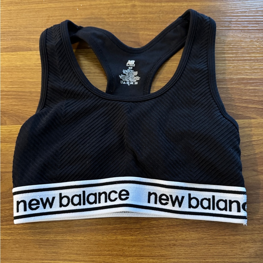 New Balance Black Activewear Top